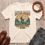 Fetchkind Dog Dad Adventure Club retro t-shirt in natural soft everyday outdoor dog dad tee UK
