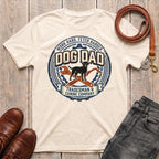 Fetchkind Dog Dad Tradesman Canine Company t-shirt in natural soft everyday Labrador dog dad tee UK