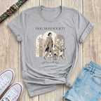 Fetchkind sport grey dog mum society soft life afghan hound neutral editorial tshirt UK