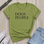 Fetchkind kiwi dogs greater than people clean serif blush accent funny dog lover tshirt