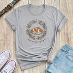 Fetchkind sport grey home is where my dog is sleeping spaniel floral wreath tshirt UK