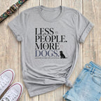 Fetchkind sport grey less people more dogs bold typography funny dog lover tshirt UK