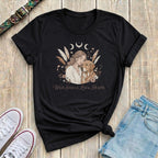Fetchkind black wild souls loyal hearts golden retriever celestial pampas dog mum tee UK